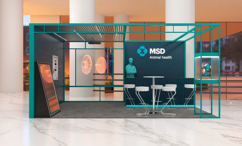 Msd Animal health booth